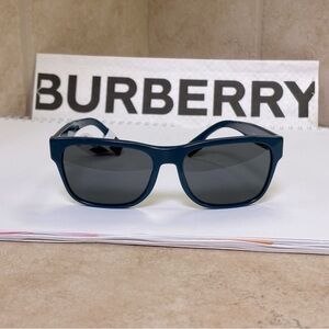 Burberry Men's Dark Blue Sunglasses